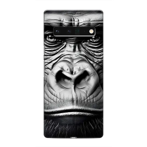 Чехол с рисунком «Черная обезьяна» для Google Pixel 6 Pro