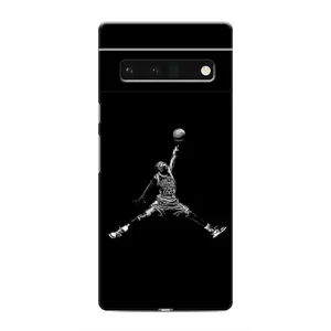 Силиконовый Чехол Nike Air Jordan на Гугул Пиксель 6 Про (Джордан)