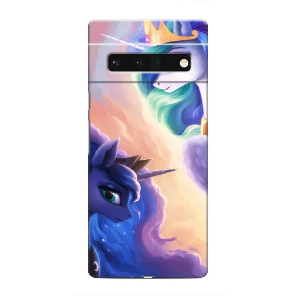 Чехол с рисунком «Единорожки на тучках» для Google Pixel 6 Pro Чехол с рисунком «Единорожки на тучках» для Google Pixel 6 Pro
