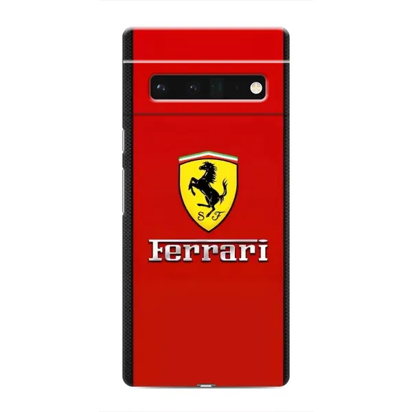 Чехол с рисунком «Ferrari Logo» для Google Pixel 6 Pro Чехол с рисунком «Ferrari Logo» для Google Pixel 6 Pro