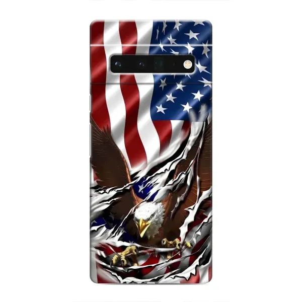 Чохол з малюнком «Прапор USA» для Google Pixel 6 Pro