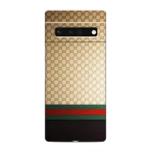 Чехлы Бренд GUCCI для Google Pixel 6 Pro (Фон Гуччи)