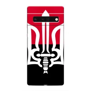 Чехлы УПА (Красно-Чёрный) на Google Pixel 6 Pro (Герб Украины)