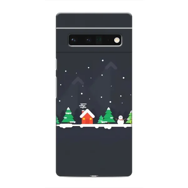 Чехол с рисунком «Город зимний» для Google Pixel 6 Pro Чехол с рисунком «Город зимний» для Google Pixel 6 Pro