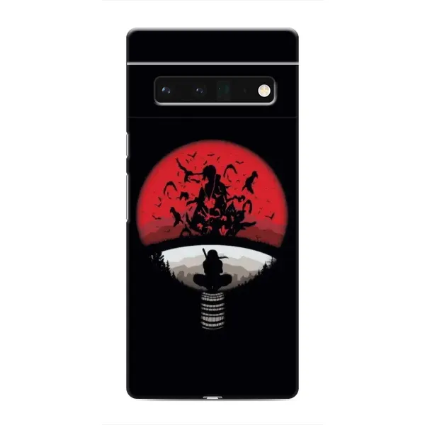 Чохол з малюнком «Ітачі на чорному» для Google Pixel 6 Pro Чохол з малюнком «Ітачі на чорному» для Google Pixel 6 Pro