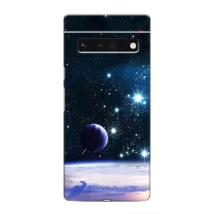 Чохол (ТПУ) з планетами на Google Pixel 6 Pro (Космічний вид)