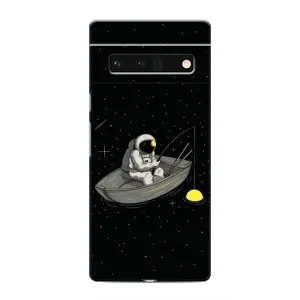 Силіконовый Чохол з принтом "Космонавти" на Google Pixel 6 Pro (Космонавт на рибалці)