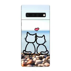 Силиконовые Чехлы Любимому человеку для Google Pixel 6 Pro (Котейки)