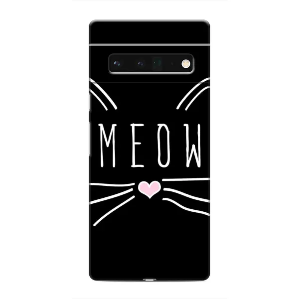 Чехол с рисунком «КОТИК MEOW» для Google Pixel 6 Pro Чехол с рисунком «КОТИК MEOW» для Google Pixel 6 Pro