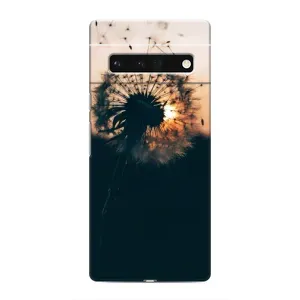 Силиконовый Чехол с одуванчиками на Google Pixel 6 Pro (Красивый одуванчик)