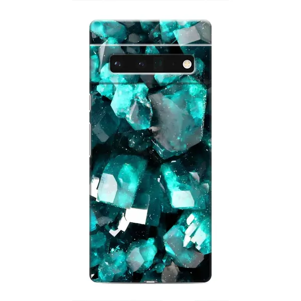 Чехол с рисунком «Кристалы» для Google Pixel 6 Pro Чехол с рисунком «Кристалы» для Google Pixel 6 Pro