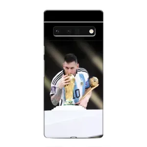 Чехлы Лео Месси Аргентина для Google Pixel 6 Pro (Кубок Мира)