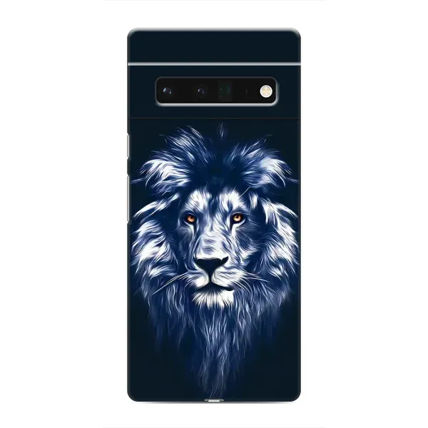 Чехол с рисунком «Лев - синий» для Google Pixel 6 Pro Чехол с рисунком «Лев - синий» для Google Pixel 6 Pro