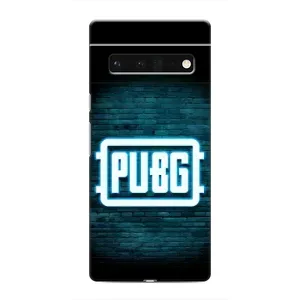 Чехол (TPU) с картинкой "Лого Пабг" на Гугул Пиксель 6 Про (Лого PUBG)