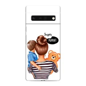 Чехлы для МАМЫ на Google Pixel 6 Pro (Мама и сын)