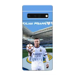 Чехол (TPU) с Футболистом на Google Pixel 6 Pro (Mbappe Real)