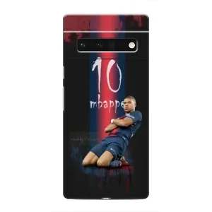 Чехол (TPU) с Футболистом на Google Pixel 6 Pro (MBAPPE 10)