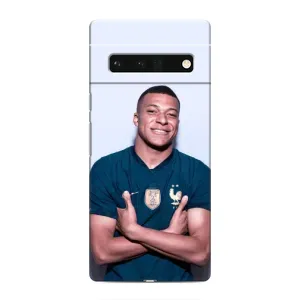 Чехол (TPU) с Футболистом на Google Pixel 6 Pro (Мбаппешичка)