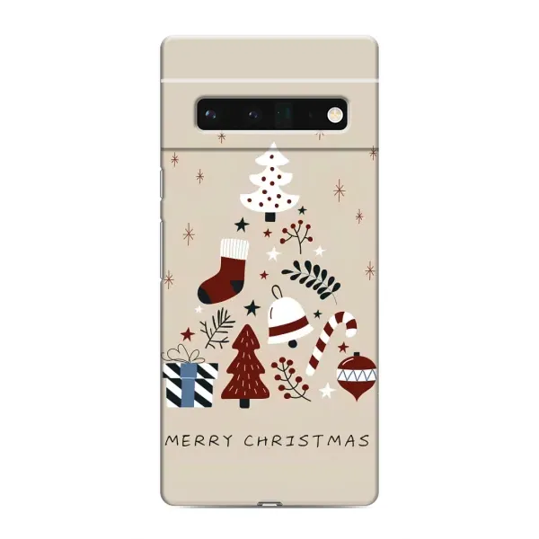 Чехол с рисунком «Merry Christmas» для Google Pixel 6 Pro