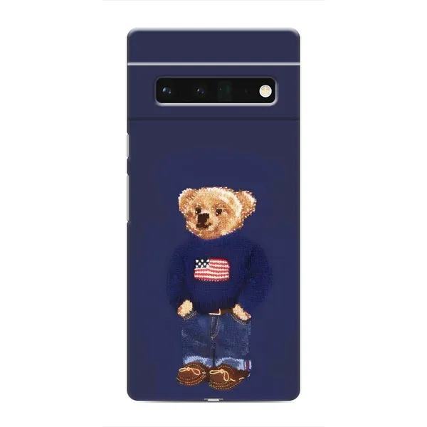 Чехол с рисунком «Мишка USA» для Google Pixel 6 Pro Чехол с рисунком «Мишка USA» для Google Pixel 6 Pro