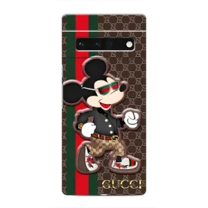 Чехлы Бренд GUCCI для Google Pixel 6 Pro (Маус Гуччи)