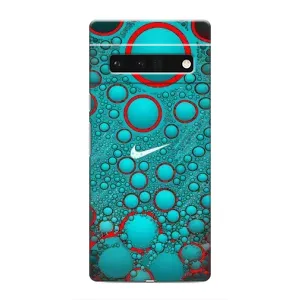 Силиконовый Чехол на Google Pixel 6 Pro с картинкой Nike (Найк зеленый)