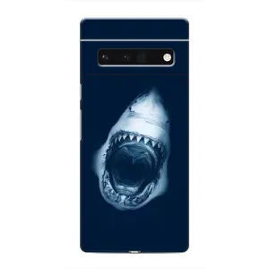 Силіконовий бампер з картинкою звірів для Google Pixel 6 Pro (Пащу Акули)