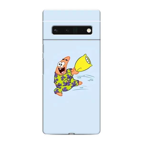 Чохол з малюнком «Патрік із подушкою» для Google Pixel 6 Pro Чохол з малюнком «Патрік із подушкою» для Google Pixel 6 Pro