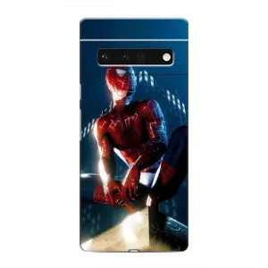 Чехол Супергерой Человека Паука на Google Pixel 6 Pro (Паук на доме)