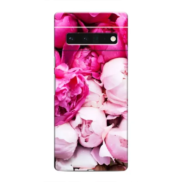 Чехол с рисунком «Пионы» для Google Pixel 6 Pro Чехол с рисунком «Пионы» для Google Pixel 6 Pro
