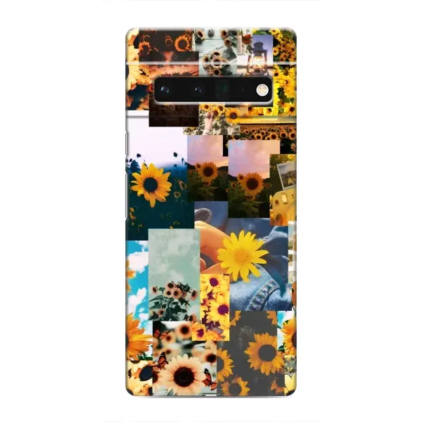 Чехол с рисунком «Подсолнуховый дизайн» для Google Pixel 6 Pro Чехол с рисунком «Подсолнуховый дизайн» для Google Pixel 6 Pro