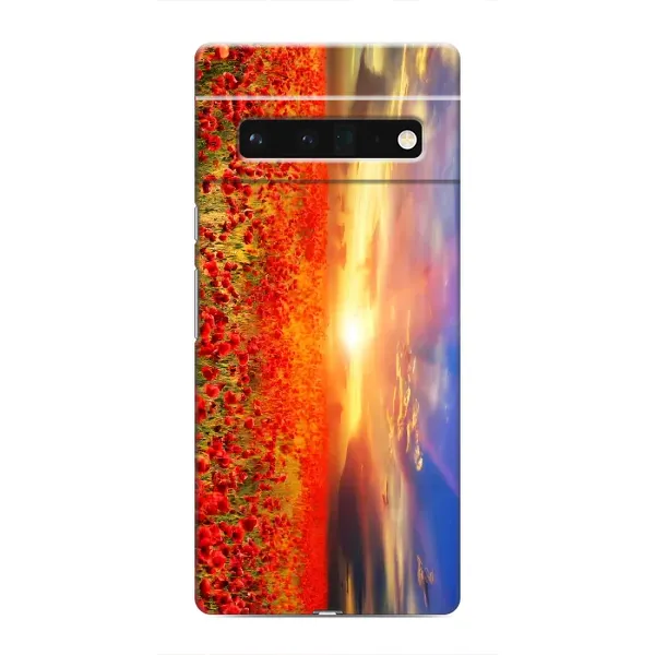 Чехол с рисунком «Поле тюльпанов» для Google Pixel 6 Pro Чехол с рисунком «Поле тюльпанов» для Google Pixel 6 Pro