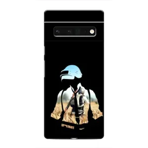 Силиконовый чехол с картинкой "Герой Pubg" на Google Pixel 6 Pro (Пубг мен)