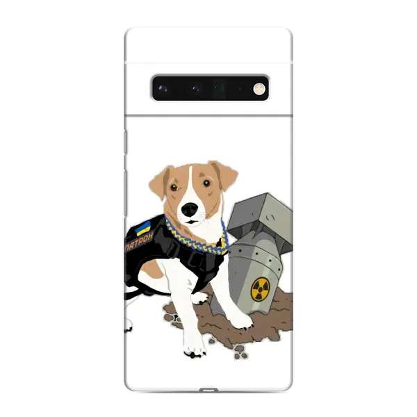 Чехол с рисунком «Пёс Патрон с ракетой» для Google Pixel 6 Pro Чехол с рисунком «Пёс Патрон с ракетой» для Google Pixel 6 Pro