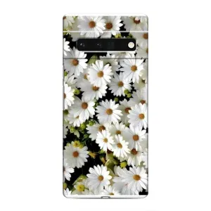 Чехол с ромашками на Google Pixel 6 Pro (Рамка в ромашках)