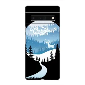 Силиконовый бампер на рождество для Google Pixel 6 Pro (Рождественский Олень)