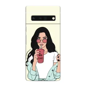 Силіконовый Чохол на Google Pixel 6 Pro з картинкой Модных девушек (З напоєм)
