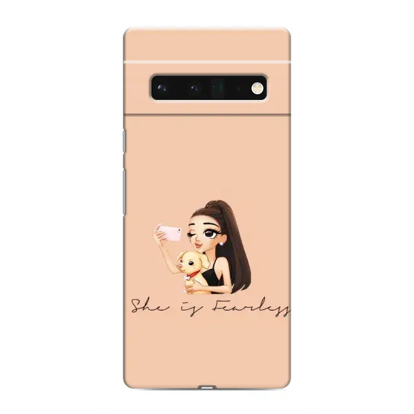 Чехол с рисунком «С собакой» для Google Pixel 6 Pro Чехол с рисунком «С собакой» для Google Pixel 6 Pro