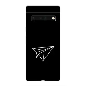 Чохол з картинками на чорному фоні для Google Pixel 6 Pro (Літак)