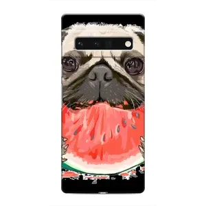 Чохол (ТПУ) Милі песики для Google Pixel 6 Pro (Смішний Мопс)