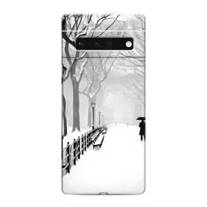 Чехлы на Новый Год Google Pixel 6 Pro (Снегом замело)