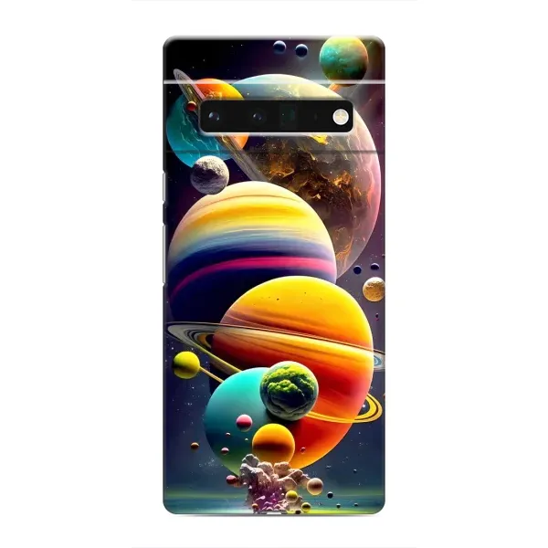Чехол с рисунком «Солнечна система» для Google Pixel 6 Pro Чехол с рисунком «Солнечна система» для Google Pixel 6 Pro