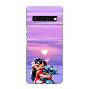 Чехол с рисунком Стич для Google Pixel 6 Pro (Стич и Лило)