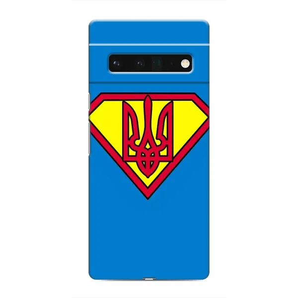 Чехол с рисунком «Super - Герб» для Google Pixel 6 Pro Чехол с рисунком «Super - Герб» для Google Pixel 6 Pro