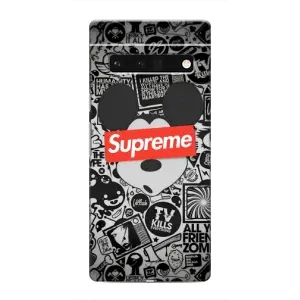 Чехол с рисунком «Supreme Маус» для Google Pixel 6 Pro