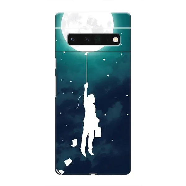 Чехол с рисунком «To The moon» для Google Pixel 6 Pro Чехол с рисунком «To The moon» для Google Pixel 6 Pro