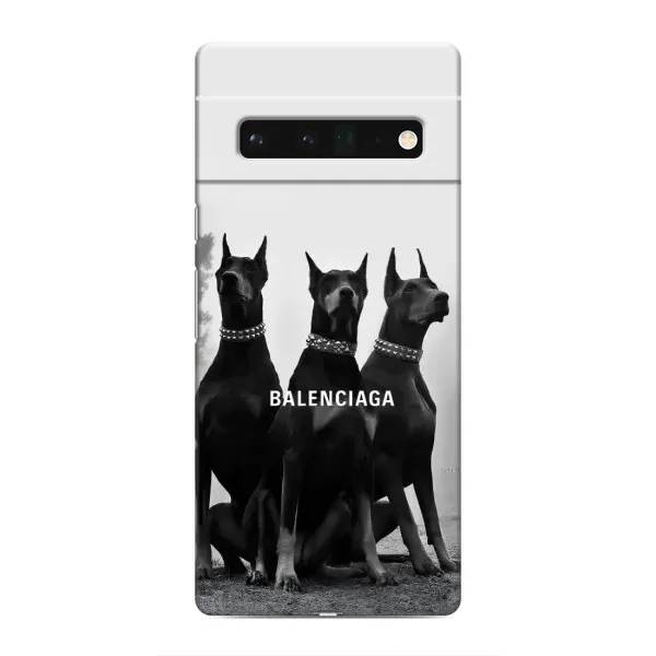 Чехол с рисунком «Три добермана» для Google Pixel 6 Pro Чехол с рисунком «Три добермана» для Google Pixel 6 Pro