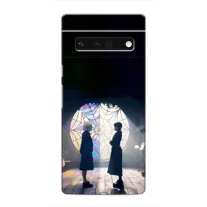 Чехлы с принтом Уэнсдей на Google Pixel 6 Pro (Уэнсдей и Энди)