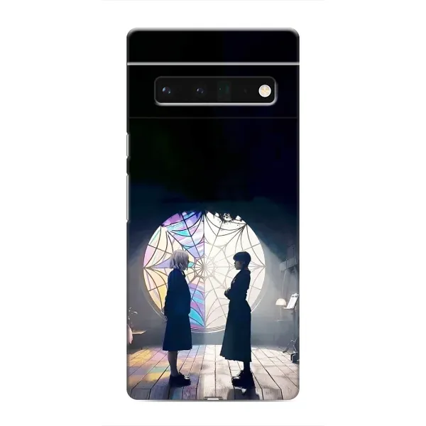 Чехол с рисунком «Уэнсдей и Энди» для Google Pixel 6 Pro