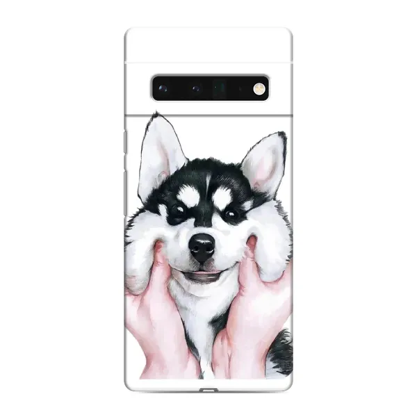 Чохол з малюнком «Собака Хаскі» для Google Pixel 6 Pro Чохол з малюнком «Собака Хаскі» для Google Pixel 6 Pro